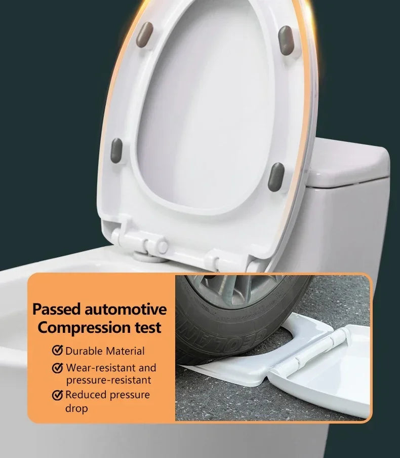 Household Toilet Seats Cover Toilet Accessories Seats Quiet-Close Toilet Lid Toilet Seats Countoured Seats Toilet Hardware