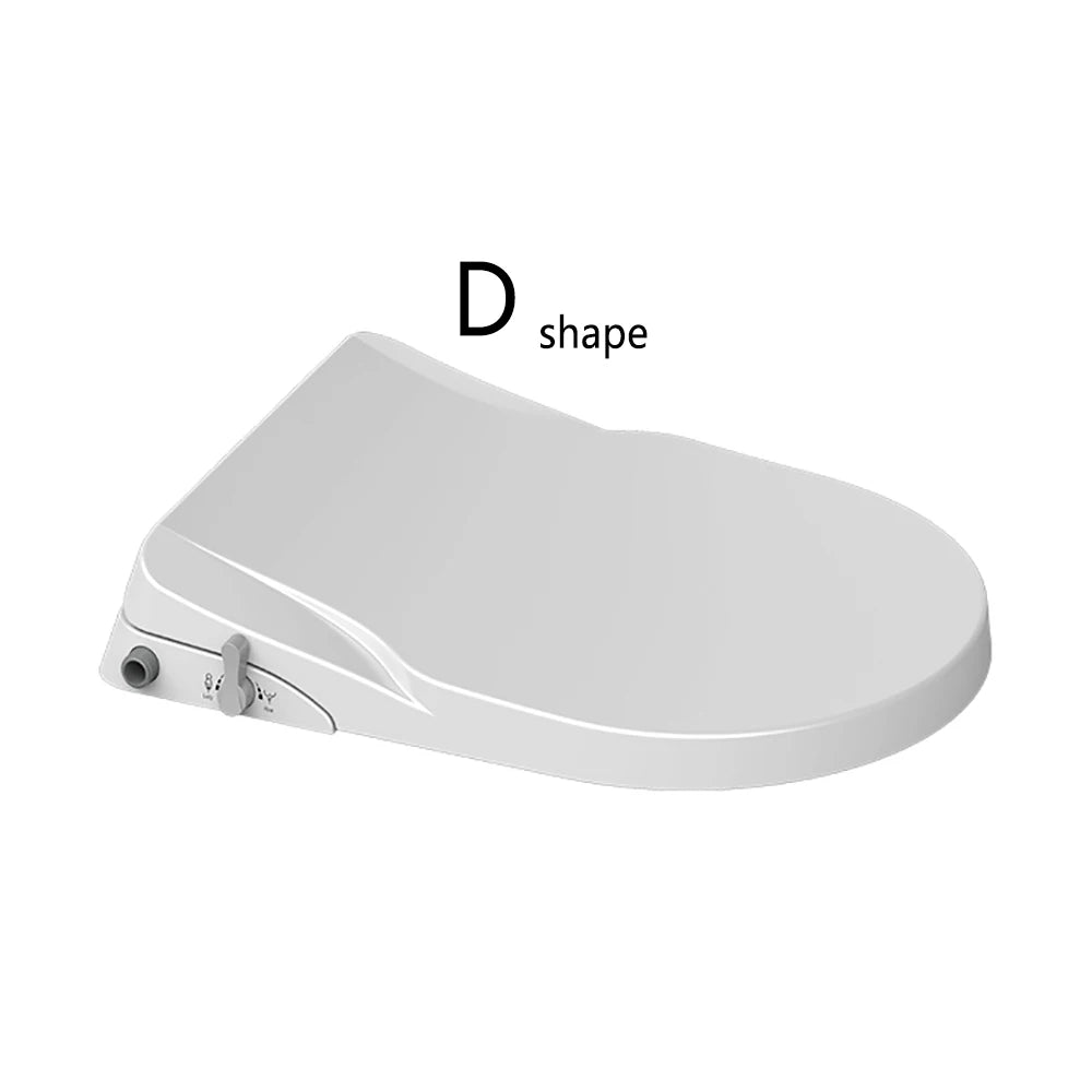 Bidet Toilet Seat Personal Hygiene Adjustable Spray Bidet Seat for Elongated Toilets Nozzle Cold Water Toilet Lid WC