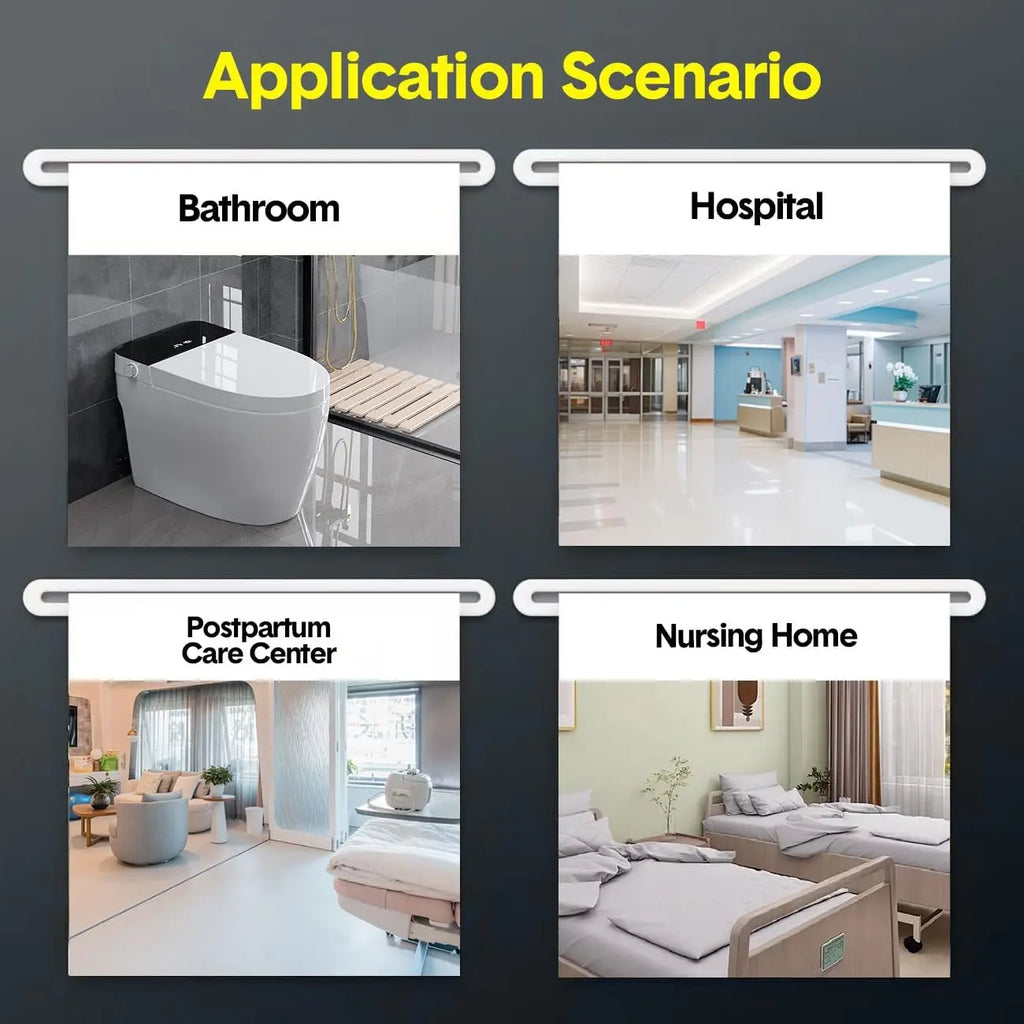 Legs Shower Chair with Back, Waterproof  Stool, Bathroom Seat Sturdy Shower Stool for Elderly Pregnant Seniors