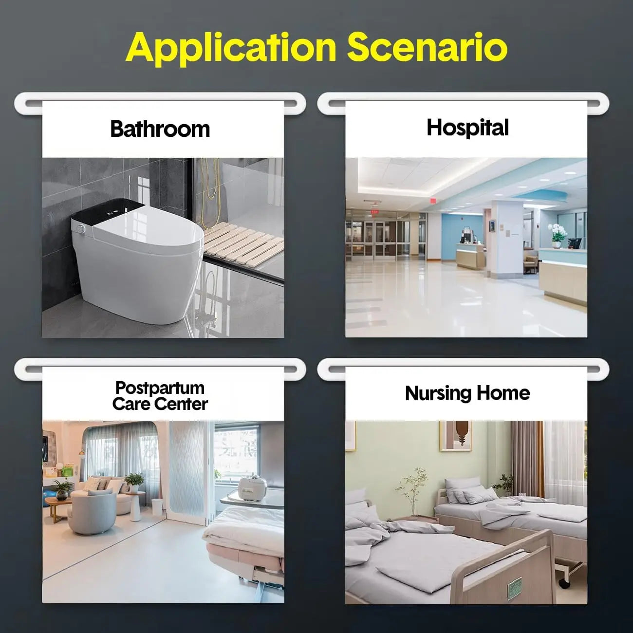 Legs Shower Chair with Back, Waterproof  Stool, Bathroom Seat Sturdy Shower Stool for Elderly Pregnant Seniors