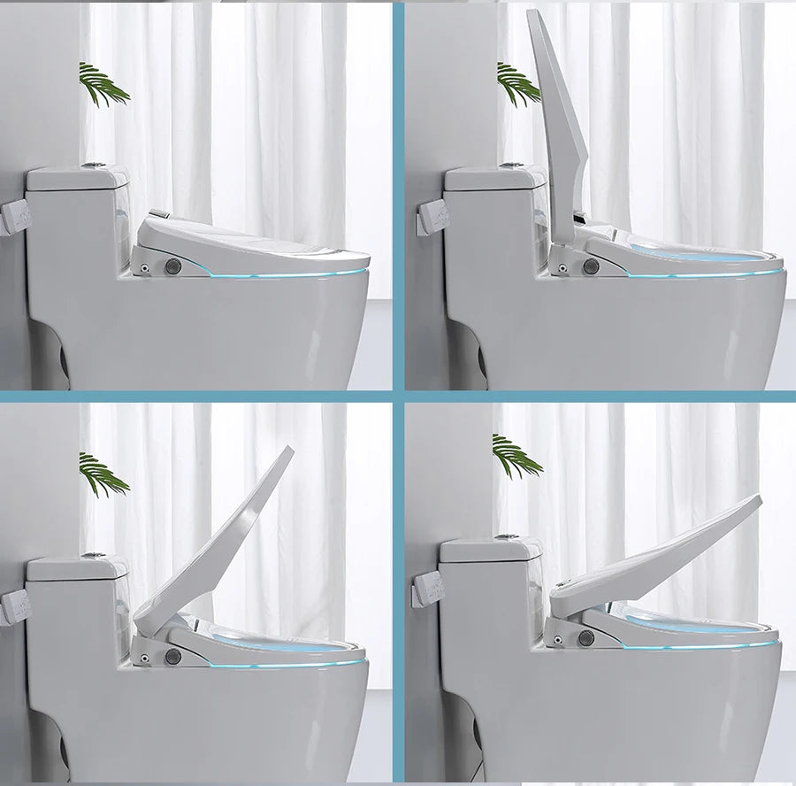 FOHEEL Auto Open Smart Toilets With Heated Bidet Seat Soft Close Toilet Seat