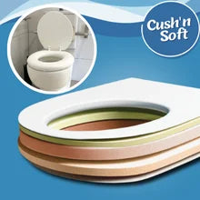 Soft Padded Toilet Seat – Extra Soft Foam Comfort, Adjustable Hinges – Ideal for Elderly, Post-Surgery, Sensitive Skin – Burgund