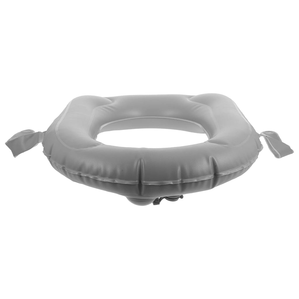 Reusable Raised Inflatable Toilet Seat Cushion Portable Soft Toilet Seat Cushion Cover Pad With Storage Bag For Most Toilets