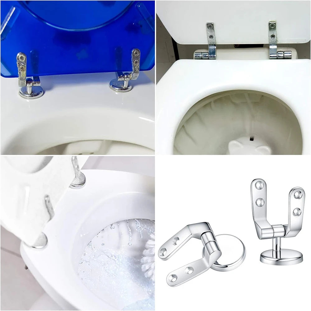 Slow Close O-Shape Toilet Seat Quiet Lid Durable Anti-Bacterial Simple Top Fixing Removable Universal Bathroom Accessories