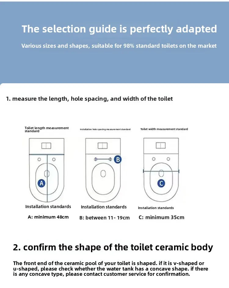 Auto Flip Smart Toilet Seat Cover with Constant Temperature Heating Multi Function Universal Bidet