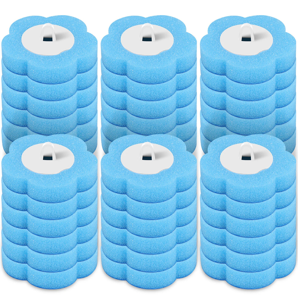 24/72Pcs Disposable Toilet Brush Long Handle Wall-mounted Wc Cleaning Tool Kit with Replaceable Brush Head Bathroom Accessories