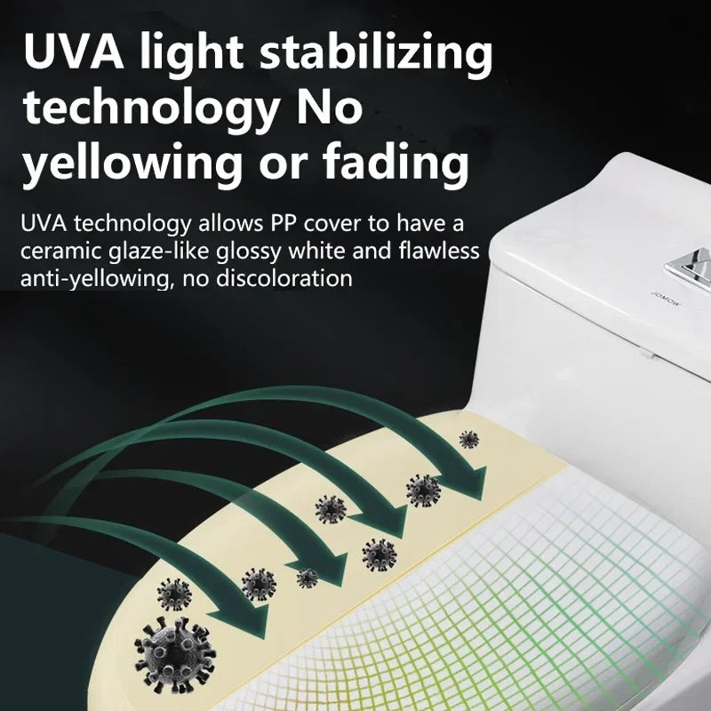 Household Toilet Seats Cover Toilet Accessories Seats Quiet-Close Toilet Lid Toilet Seats Countoured Seats Toilet Hardware