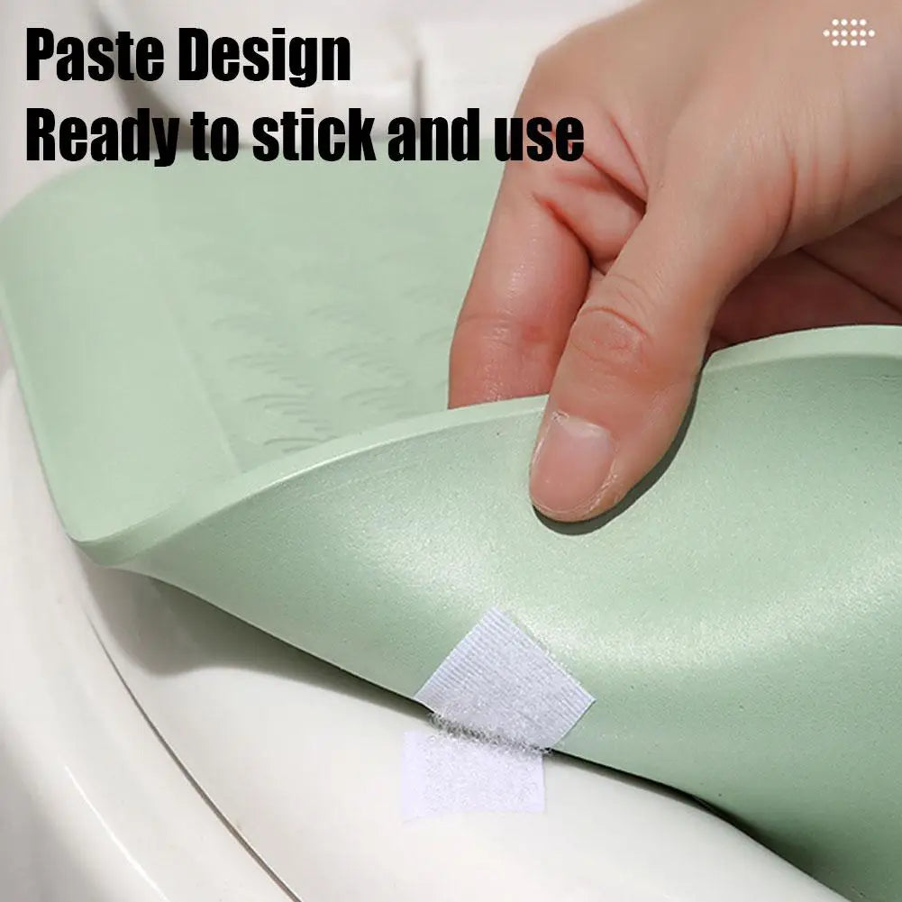Toilet Seat Cover Soft Waterproof EVA Toilet Cushion Sticker Winter Warm Bathroom Close Stool Protector Bathroom Accessories