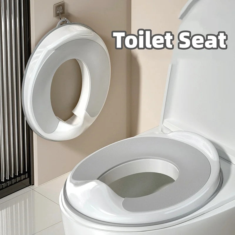 Children's Toilet Seat Toilet Seat Universal Splash Proof Toilet for Male and Female Babies Bathroom Accessories