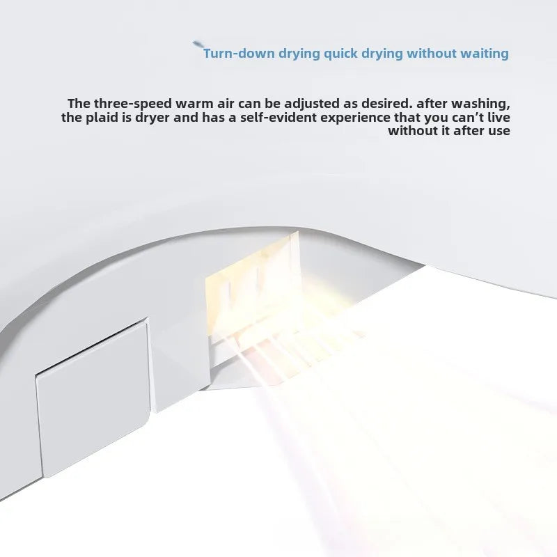 Automatic Intelligent Toilet Seat Cover with Cleaning and Drying Functions 110/220V Fully Automatic Smart Toilet Seat Cover