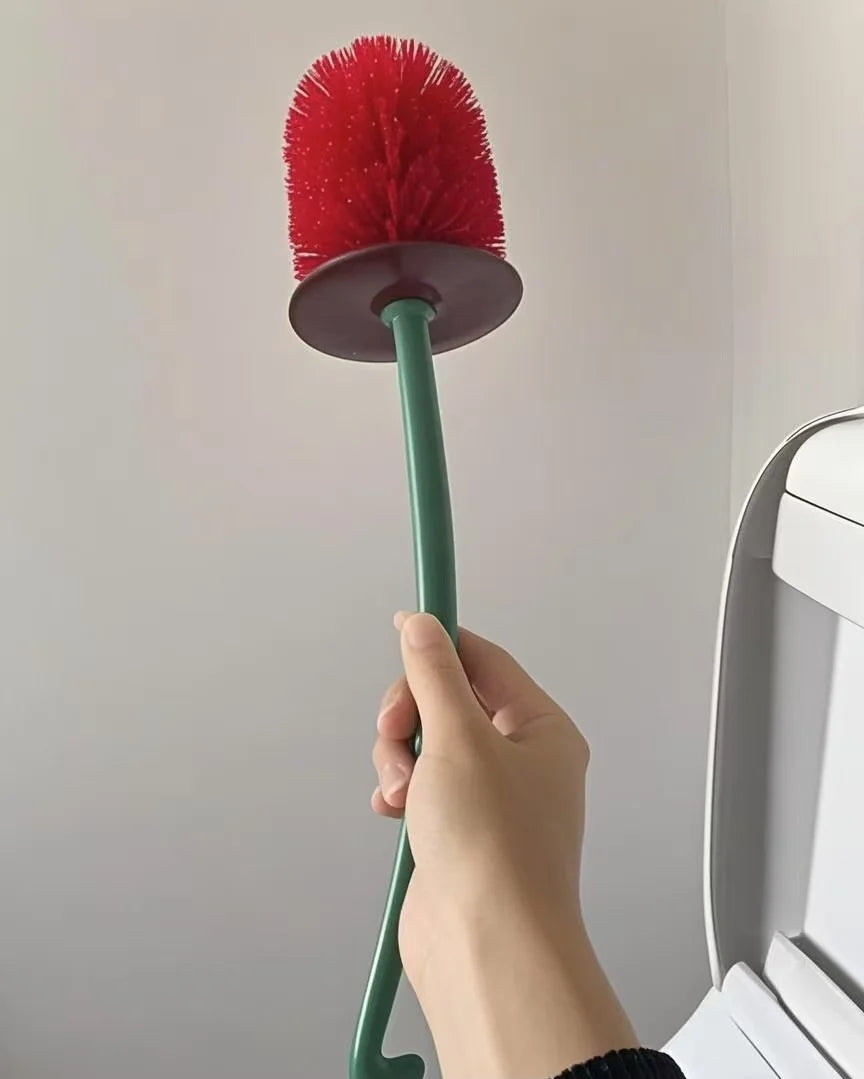 Hot Toilet Brushes, Toilet Holders, Bathroom Accessories, Creative and Cute Cherry Shaped Toilet Brush Holder Set Cleaning Tool