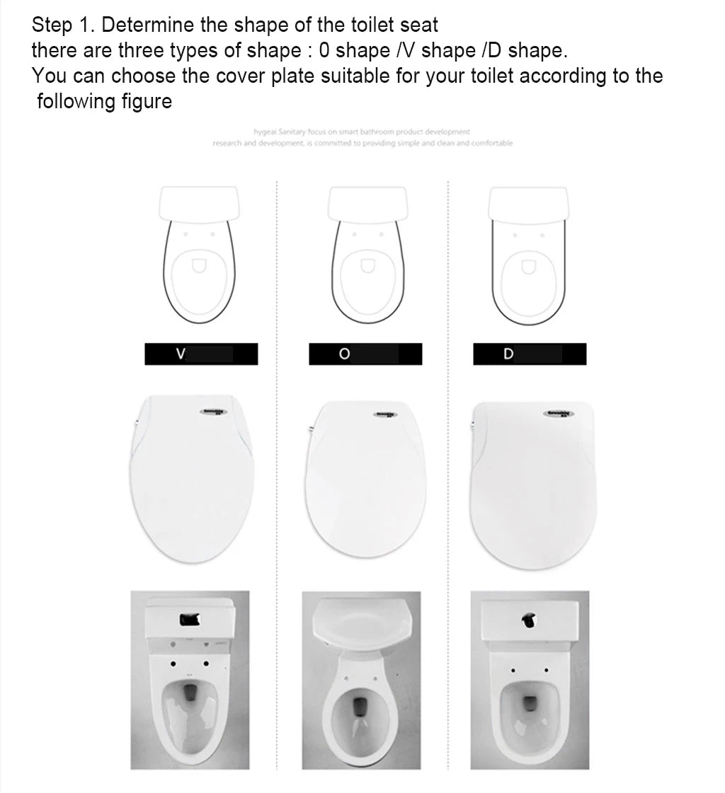 Bidet Toilet Seat Personal Hygiene Adjustable Spray Bidet Seat for Elongated Toilets Nozzle Cold Water Toilet Lid WC