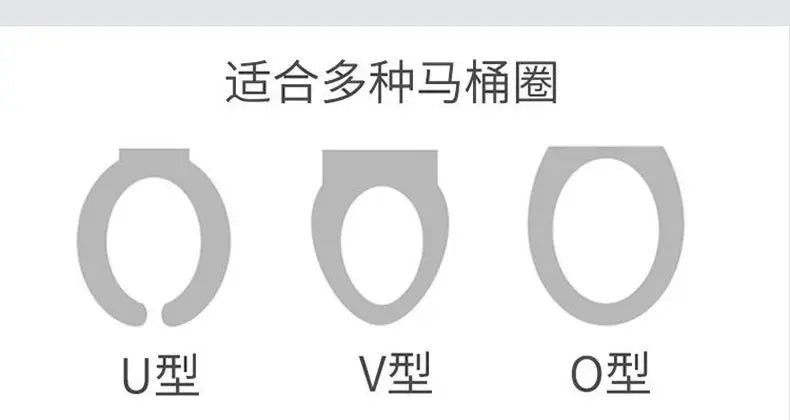 Winter Warm Toilet Seat Cover Mat Bathroom Toilet Pad Cushion with Handle Thicker Soft Washable Closestool Warmer Accessories