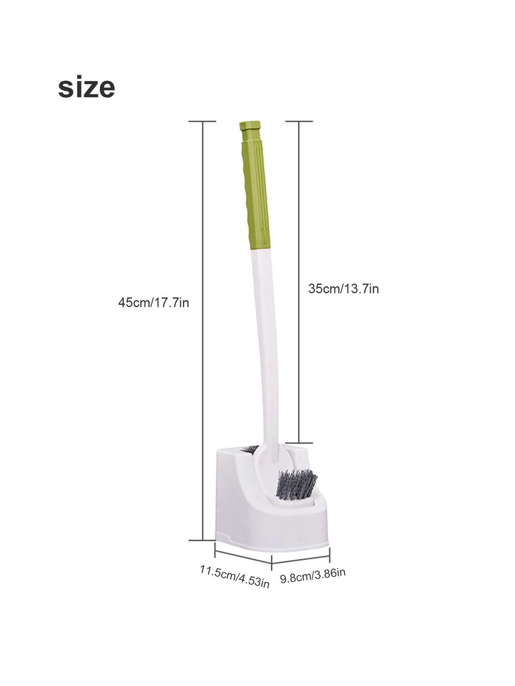 1/2pcs Household Toilet Brush With No Dead Corners No Punching In The Bathroom Wall Mounted Cleaning Brush Set With Base Durable