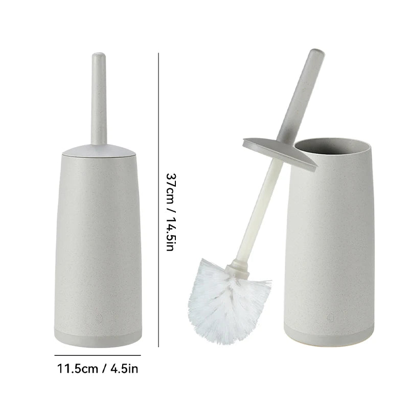 WORTHBUY Plastic Toilet Brush With Standing Base Long Handle Toilet Cleaning Brush For WC Bathroom Accessories Cleaning Tools
